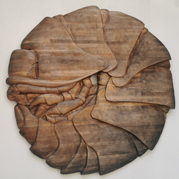 Pissenbed, Eikenhout diampeter 1,20 meter