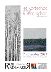 Iet Kortschot en Wim Schot . Keramiek en tekeningen