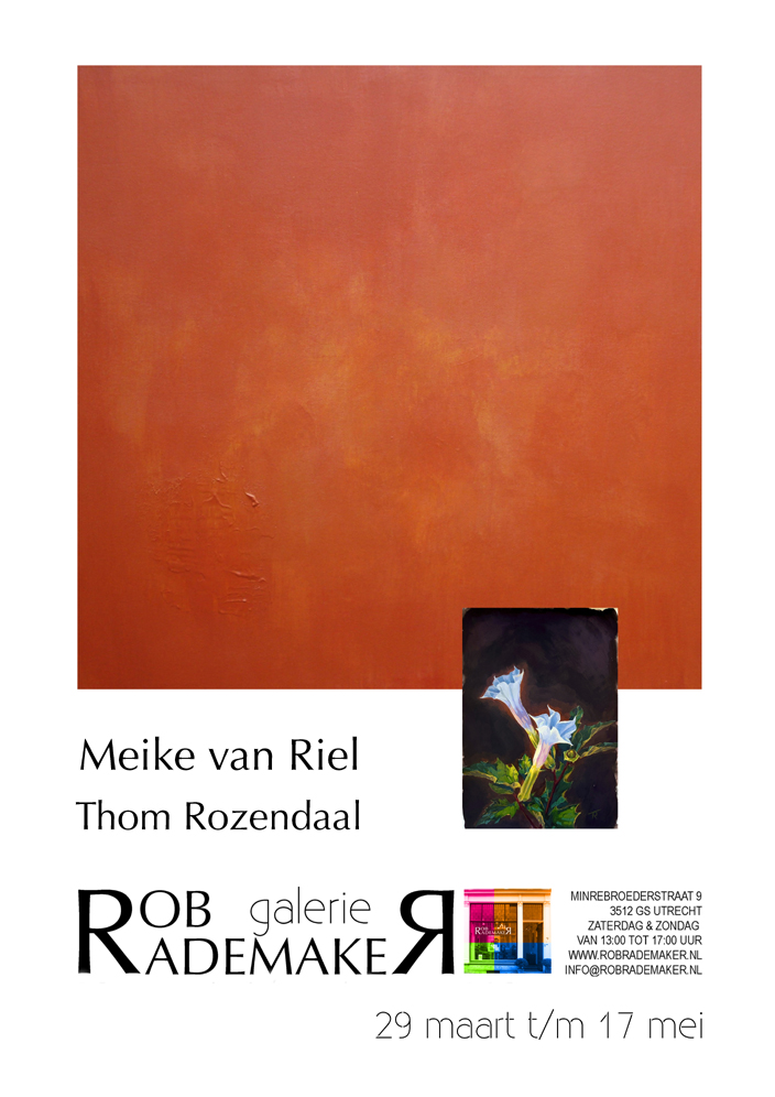 Meike van Roel en Thom Rozendaal exposeren vanaf zondag 29 maart 2026