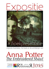 Anna Potter, the embroiderd shawl